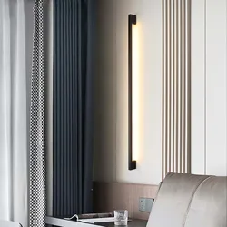 Minimalist long LED lights, living room, bedroom, bedside, stairs, hallway, atmosphere, door handles wall lights home decoration