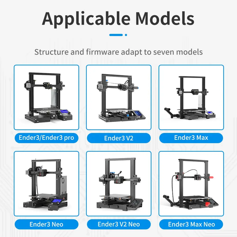 Creality 3d Printer Ender 3 Opgewaardeerd Stille Bord Moederbord V4.2.7 Met Tmc2225 Driver Marlin 2.0.1 Voor Ender 3 Serie