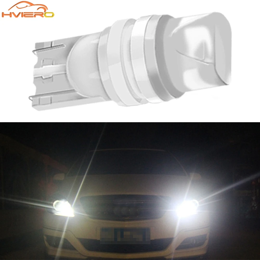 

2PCS Car T10 DRL 3030 COB Led Turn Side Light Markers Lamping Auto Interior Wedges Parking Bulb License Plate Lantern Waterproof