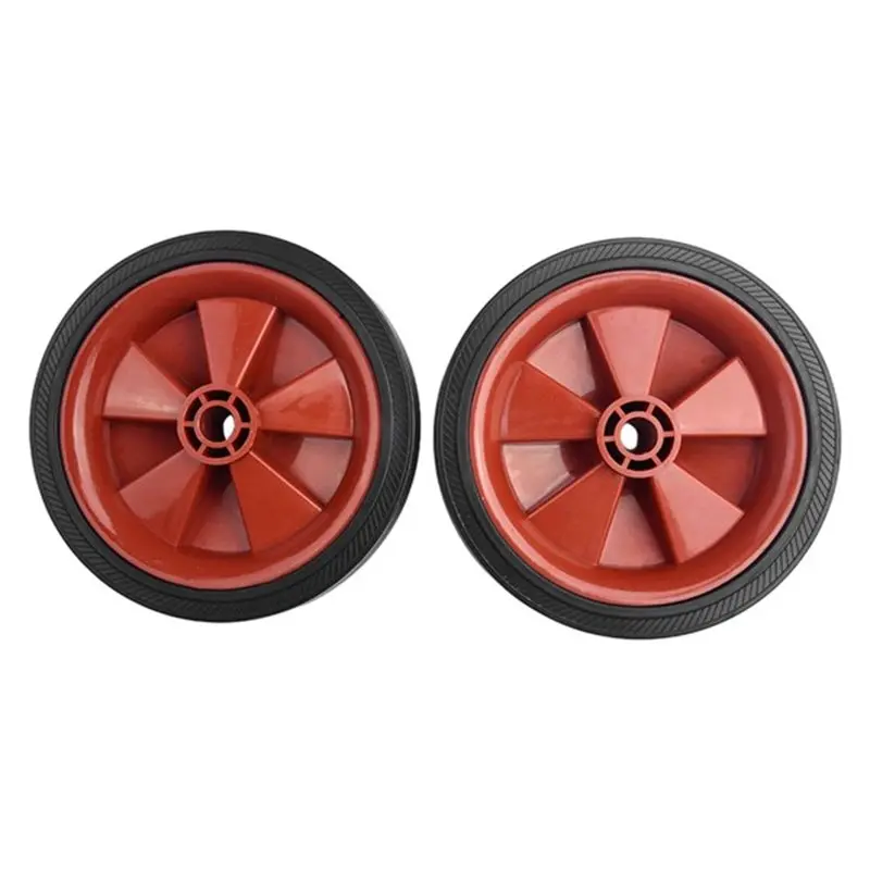 

【PRICE REDUCT】2Pcs 6Inch Air Compressor Wheel Replacement Shock Absorption Non-Slip Air Compressor Caster Wheels