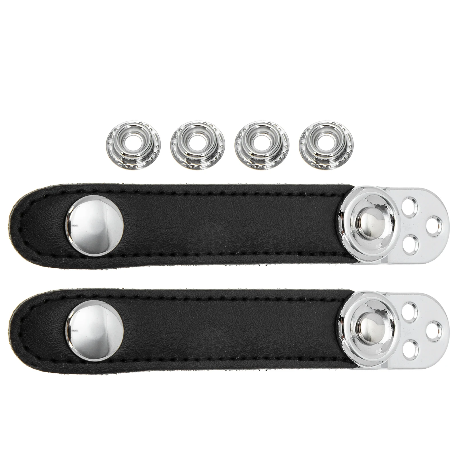 

1 set Accordion Replacement Black Handle Child Bellows Buckle Belt Bellows Buckle Belt Durable Cowhide Lightweight Gift
