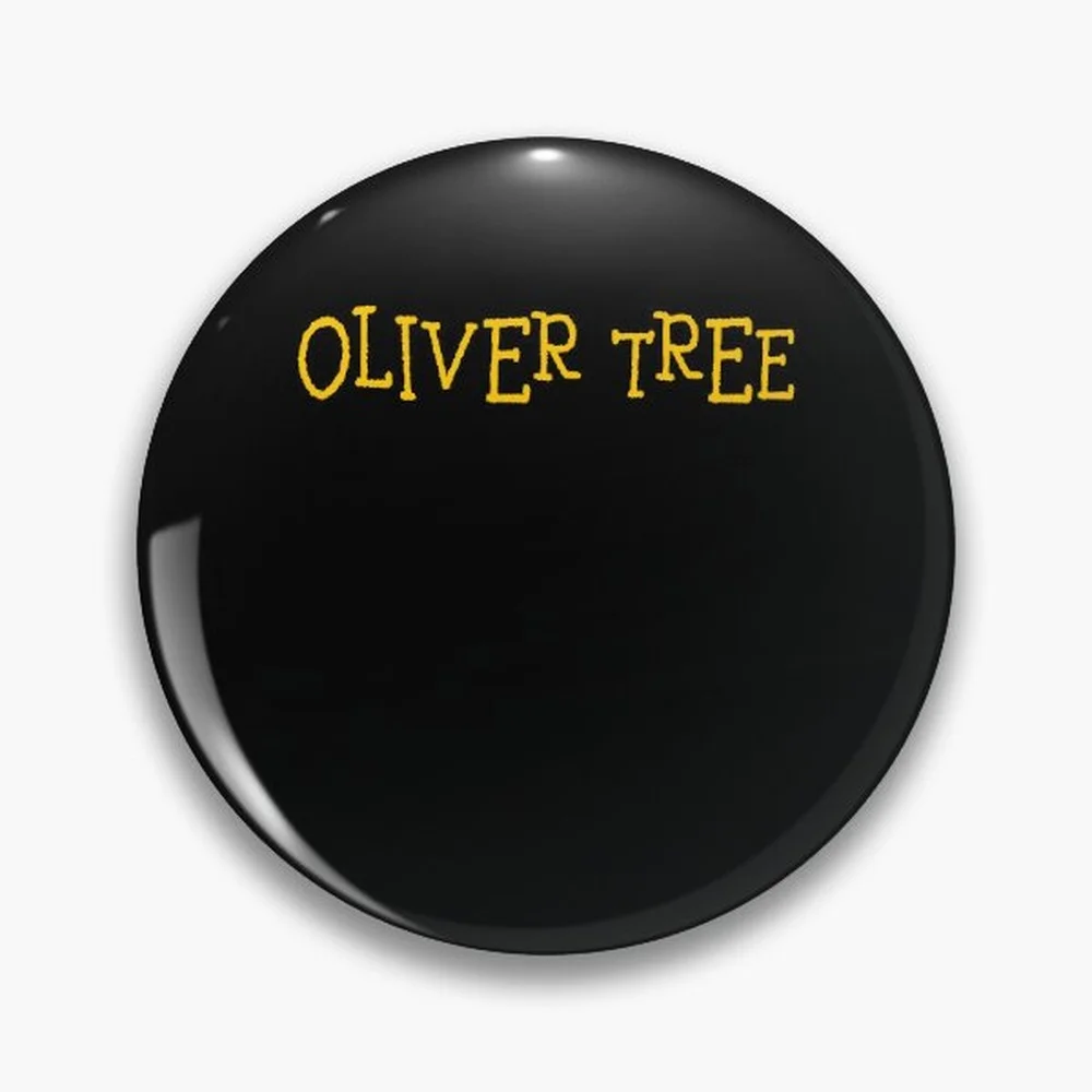 logo of man Pin Holographic Star Heart Pin Brooches Laminated Button Fashion Accessory