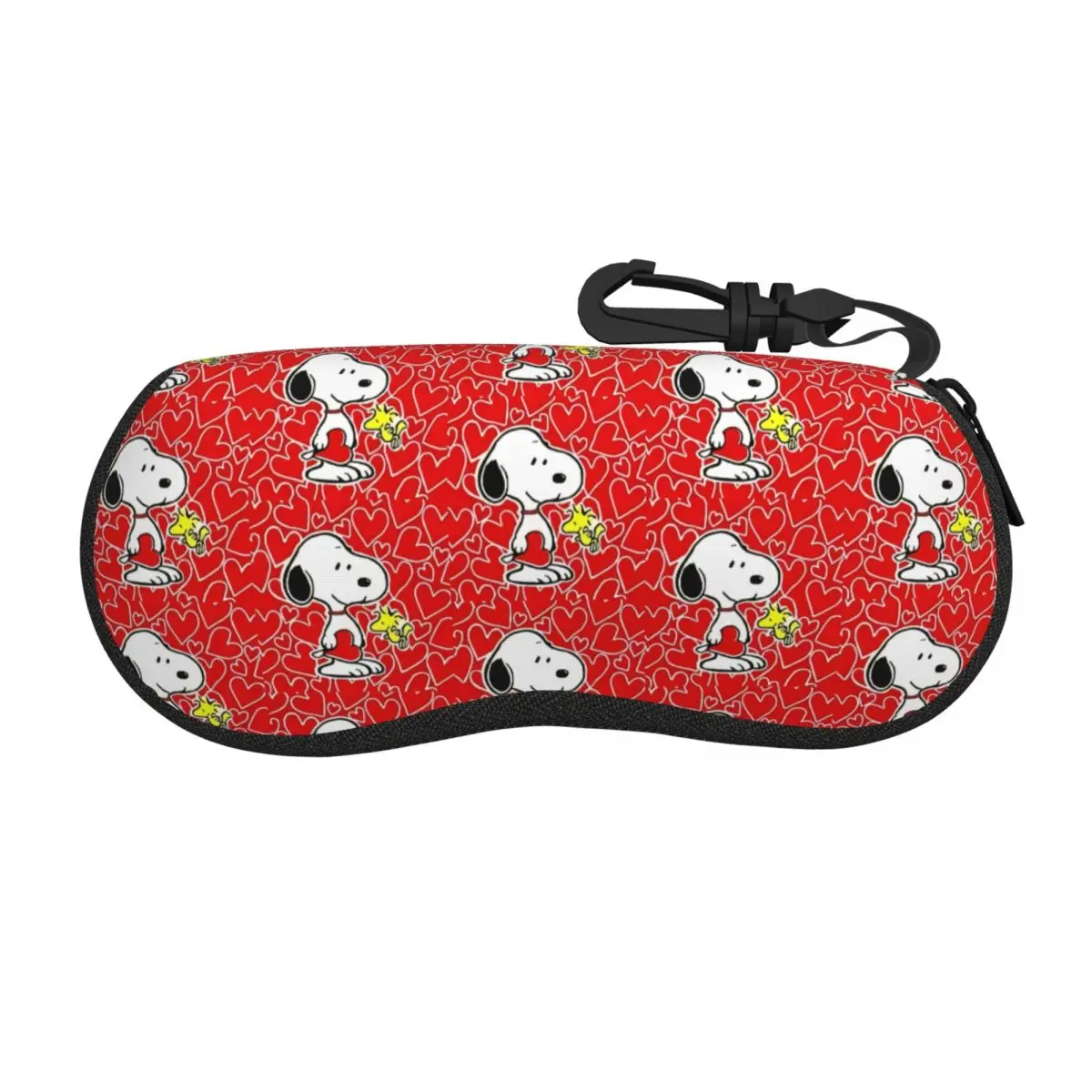 

Custom Snoopy Woodstock Cartoon Beagle Shell Eyeglasses Protector Cases Fashion Sunglass Case Glasses Pouch