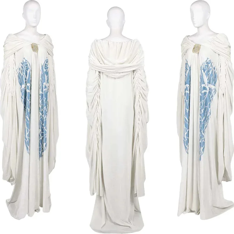 فستان بادمي التأثيري الخيالي أميدالا بقلنسوة 2002 لفيلم معركة الفضاء الحلقة الثانية زي تمويه ملابس الحفلات النسائية البالغات