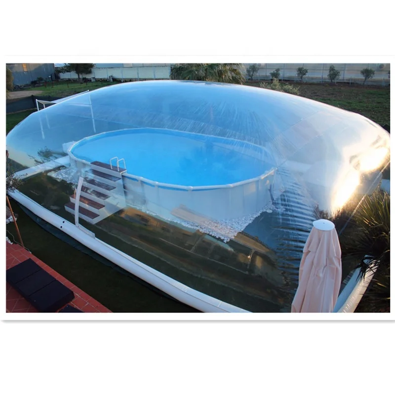 

PVC transparent rectangular inflatable pool cover outdoor inflatable pool dome tent manufacturer from China