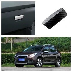 For Peugeot 2008 2014-2018 208 2015-2019 208 GTI 2014 Glove Box Handle Cover Stainless Steel Glovebox Trim Sticker Acc.