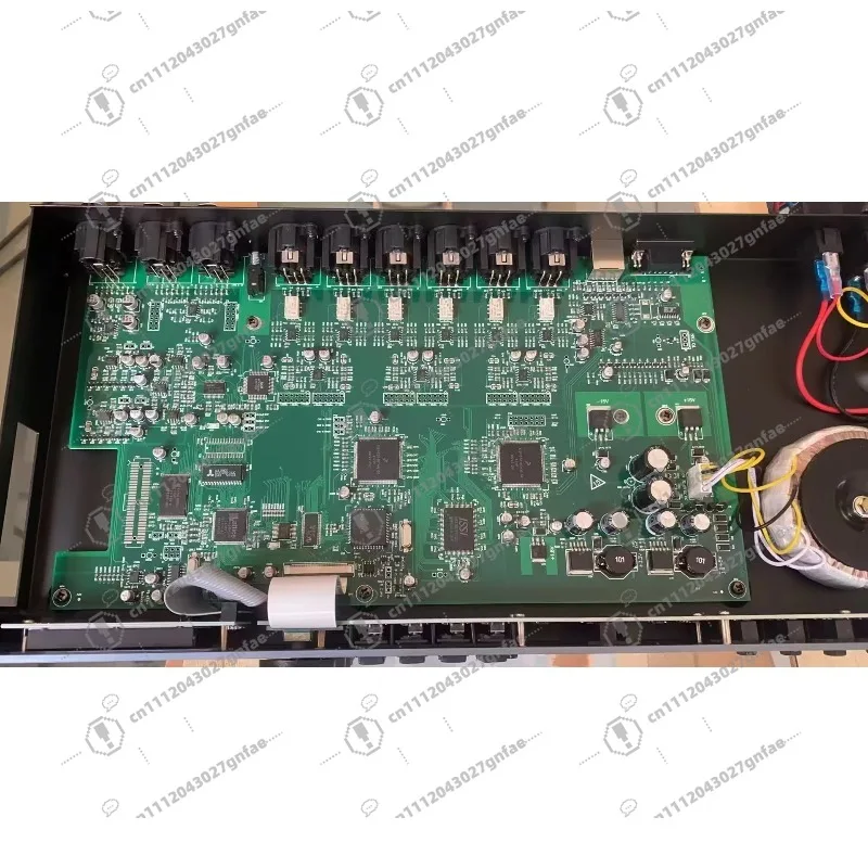 High Performance 2 Channel 6 Output 400W USB Audio Processor Controller 4 Ohm Metal Stage Performance System