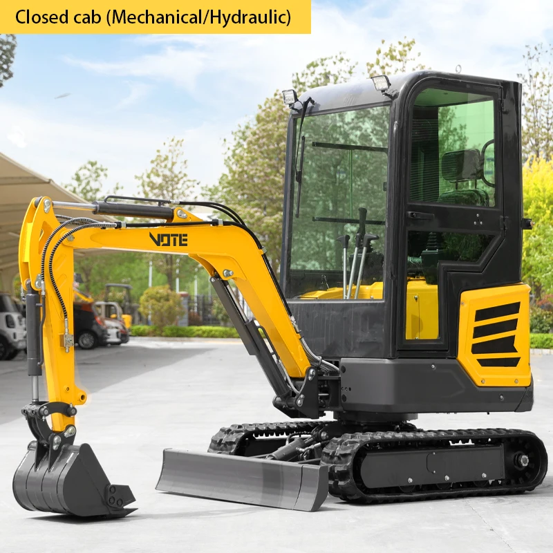 Best Selling Mini excavator EPA CE Euro 5 1 Ton 2ton Crawler Excavators Small Digger Hydraulic Engine