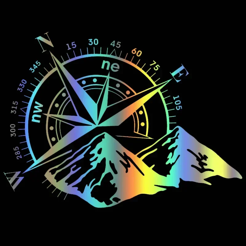 

Различные размеры для компаса, ветровая роза, водостойкая наклейка для декора автомобиля, наклейка на царапины, солнцезащитный крем, легкие наклейки, внешняя наклейка для автомобиля