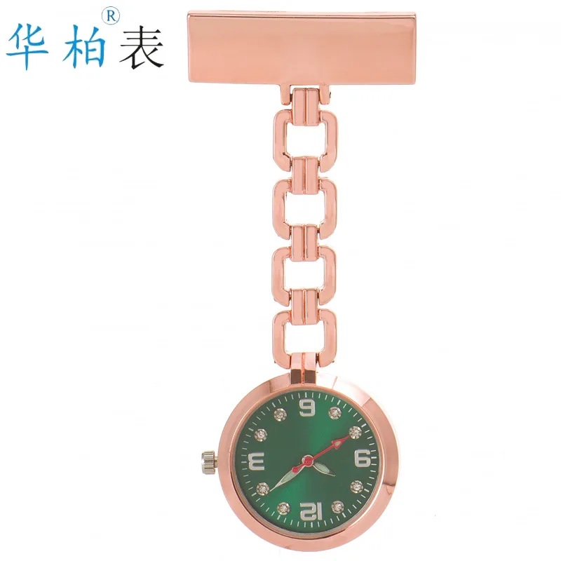 Nurse's Watch Women's Pocket Watch Medical Portable Pin Nursing Watch Lettering Luminous Chest Watch Medical Stopwatch