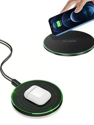 Wireless Charger Mobile Phone Chargers Pad Stand For iPhone 16 15 14 13 12 11 Pro Max Samsung Xiaomi Fast Charging Dock Station