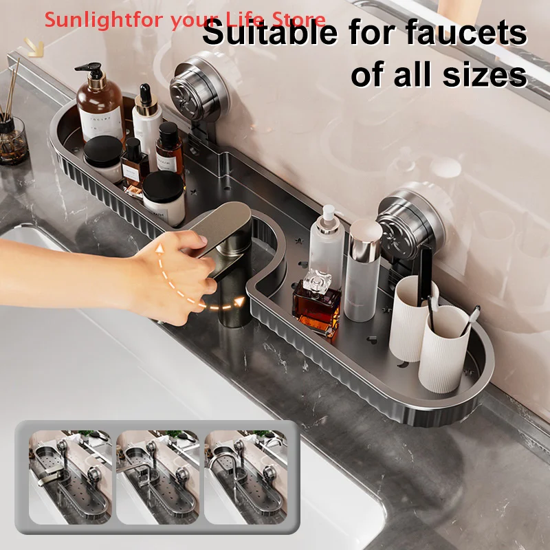 1 قطعة كأس الشفط المنزلية بالوعة الرف دون الحفر الحائط صنبور استنزاف المنظم صنبور نماذج عالمية #4