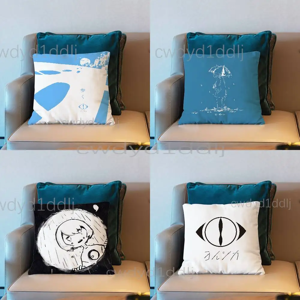 

Y-Yorushika Band Japanese Pillowcases Cute Funny Pillow Case For Wedding Party Home Decor Comfy Pillow Cover