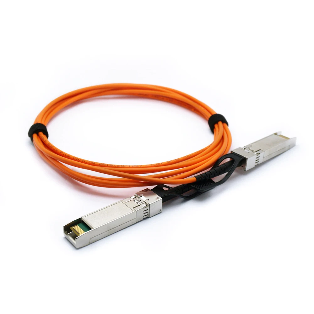 10G SFP+ OM2 3/5/7/10/20M AOC Cable 10GBASE Active Optical SFP Cable high speed transmission compatible with Cisco MikroTik