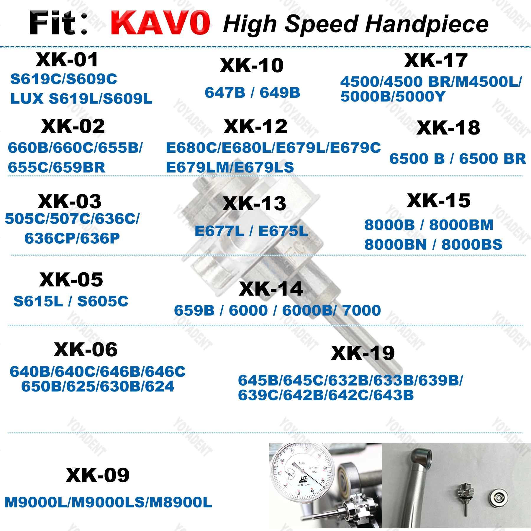 

Dental Turbine Cartridge Air Rotor Cartridge Ceramic Bearing For KAVO High Speed Handpiece Dentistry Accessories