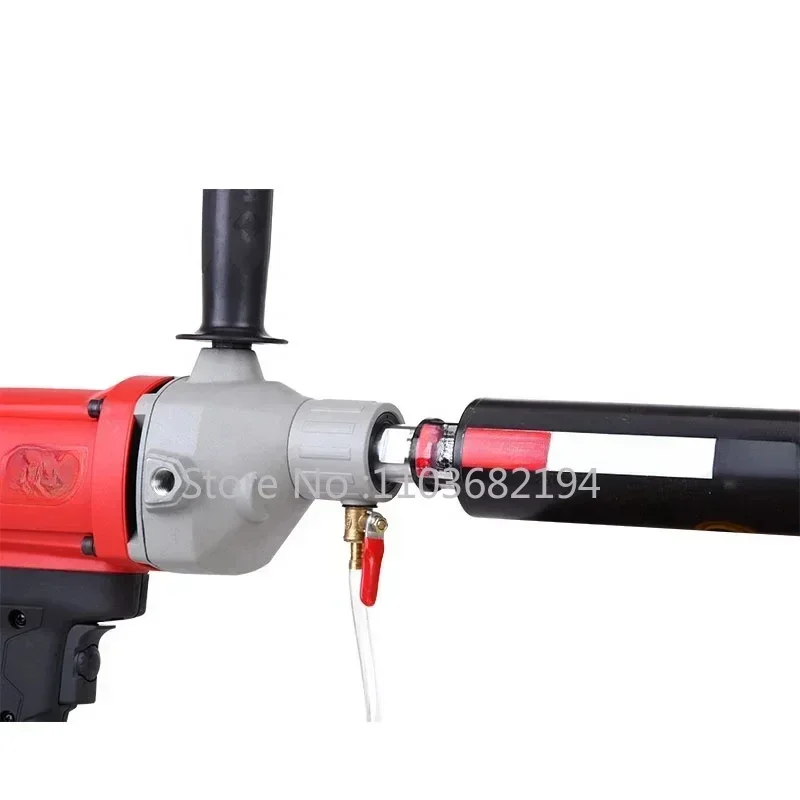 KEN bor listrik profesional 6110B, alat listrik aman dapat diandalkan 1400W 110mm merah berlian Inti mesin
