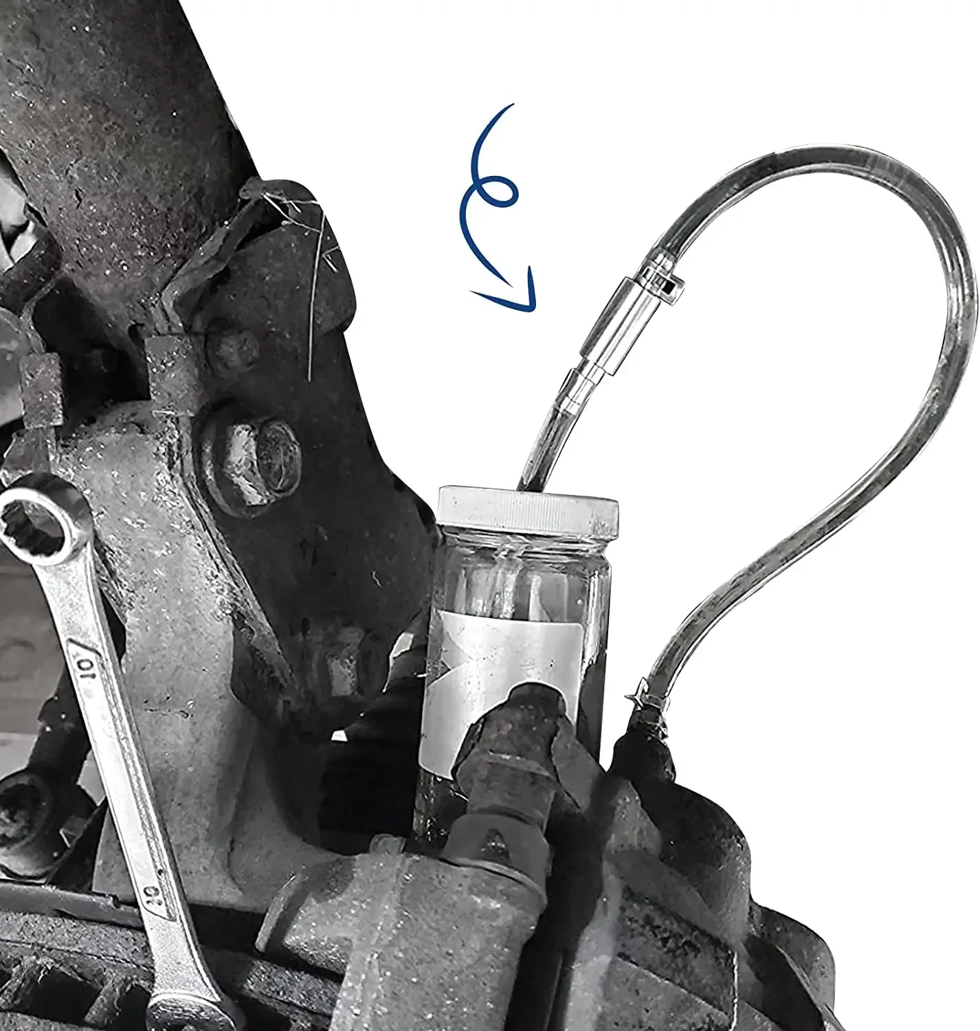 

Car Clutch Brake Bleeder Hose Hydraulic Clutch One Way Valve Tube Bleeding Tool Replacement Adapter Kit Auto Accessories