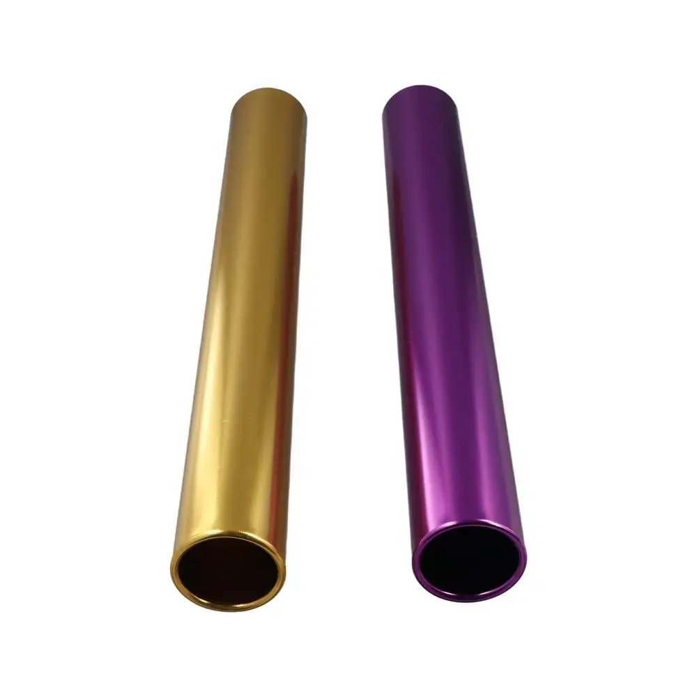 School Aluminum Alloy Relay Baton Track and Field Thicken Relay Track Baton Colorful Hollow Running Match Baton Sport Tool