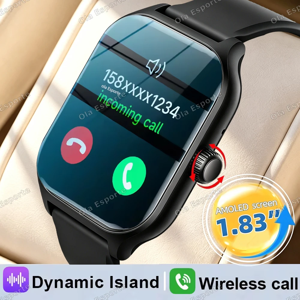 Nouvelle montre intelligente de sport, étanche, montre connectée de fitness, appel sans fil, moniteur de fréquence cardiaque, montre pour hommes et femmes, compatible avec iOS et Android, Ht30
