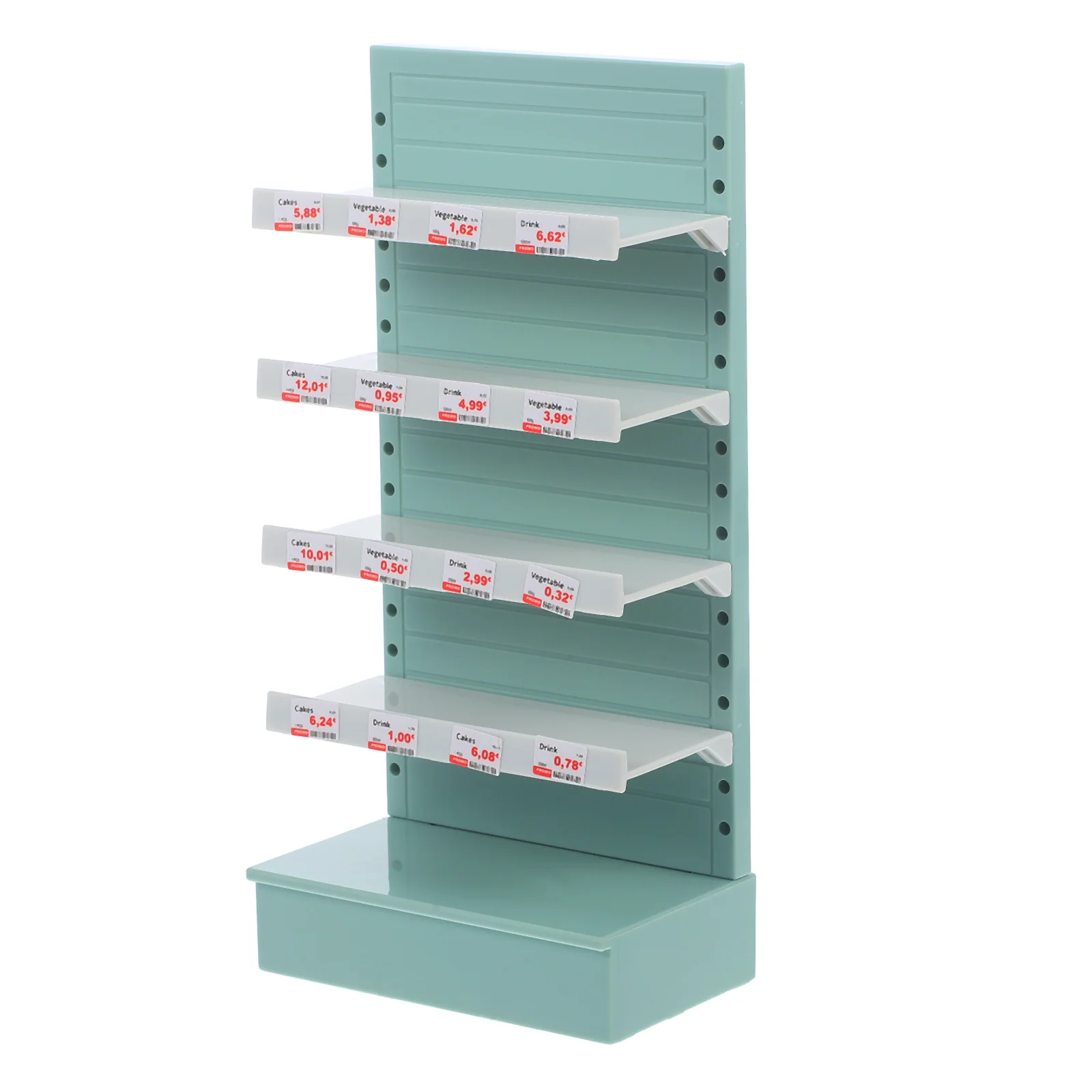 Dollhouses Children's Supermarket Shelves Mini Display Shelf Commodity Small Miniature Storage Rack Furniture Ornament