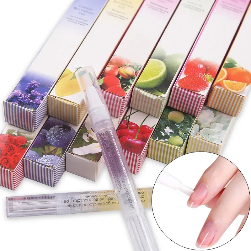 Nail Nutrition Oil Pen Nail Treatment Cuticle Revitalizer Oil Prevent Nail Polish Agnail Nourish Skin Pen 6pcs