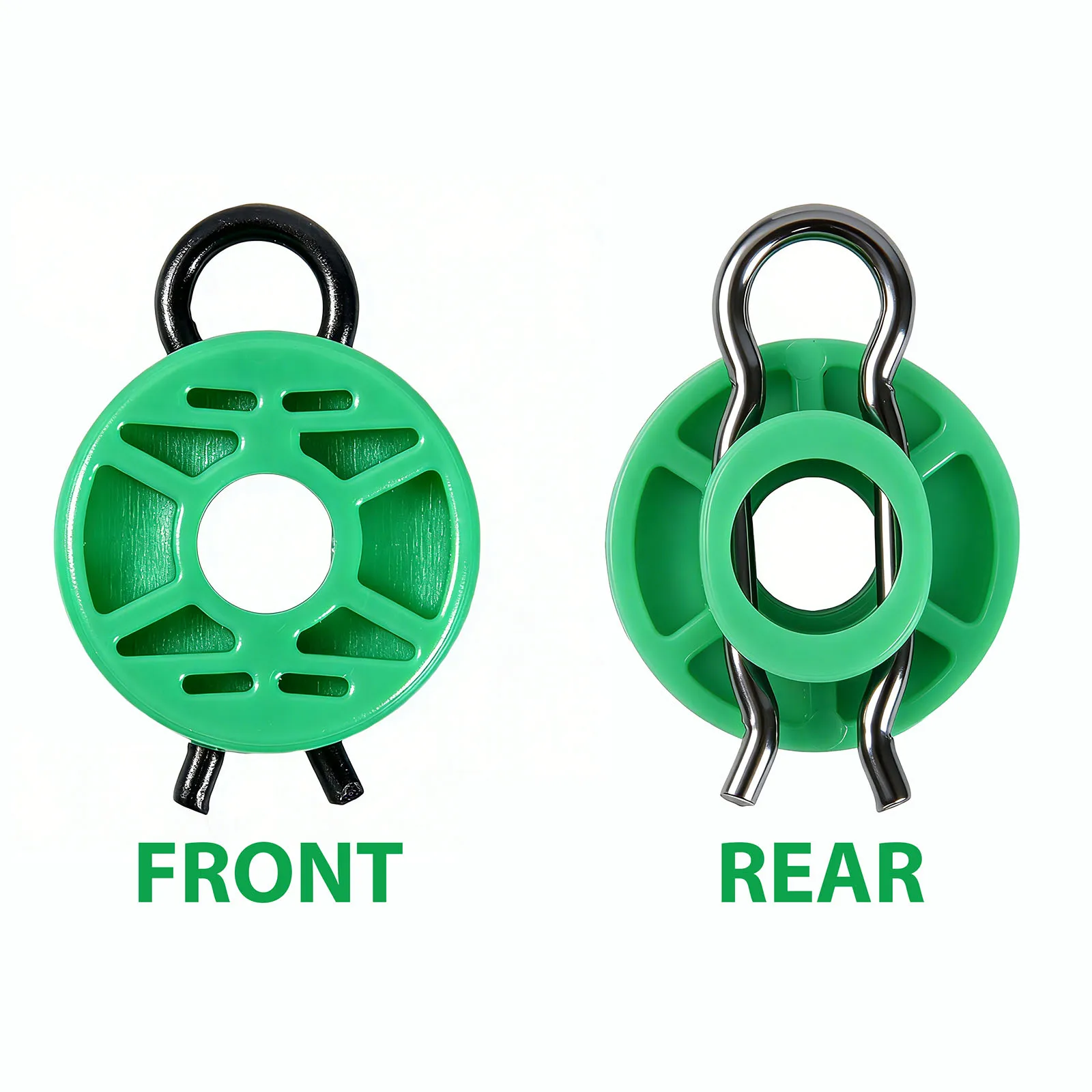 4X For Volvo 850 1993 - 1997 S70 V70 1998 - 2000 Front Green Power Window Regulator Guide Rollers Clips Automotive Goods 4493433
