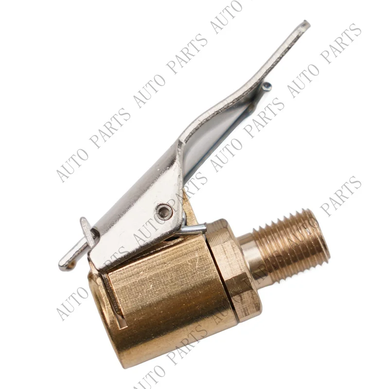 A+ for 2pcs Car Air Pump Adapter 8mm Air Pump Adapter (thread) Copper Golden Connector