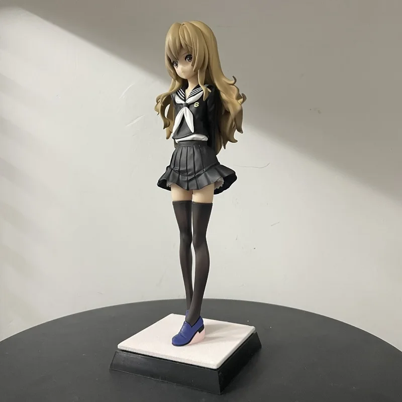 25 سم نمر × التنين! Aisaka Taiga زي مدرسي أنيمي فتاة نموذج لجسم تمثال جمع سطح المكتب زينة زخرفية اللعب الهدايا