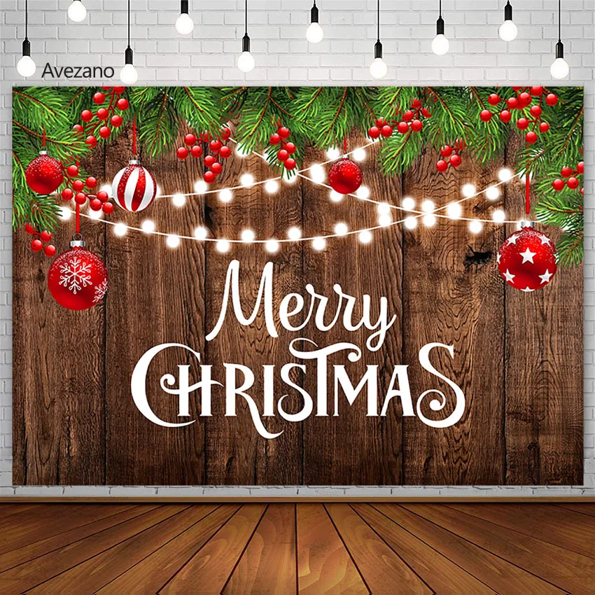 

Merry Christmas Backdrop Winter Baby Portrait Light Wood Pary Banner Decoration Photography Background Photo Studio