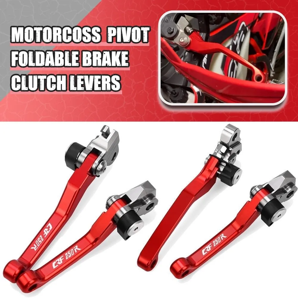 

Motocross Foldable Pivot Dirt Bike CNC Brake Clutch Levers Cable Lever Handle For HONDA CRF250R 2007-2018 2017 2016 2015 2014