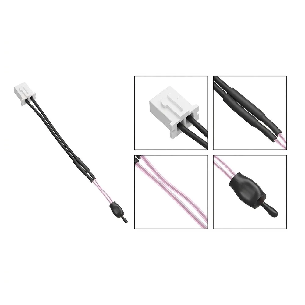 X2D Chamber Temperature Sensor With White Connector Black Cable Thermistor Probe For 3D Printer Parts Replacement Accessories