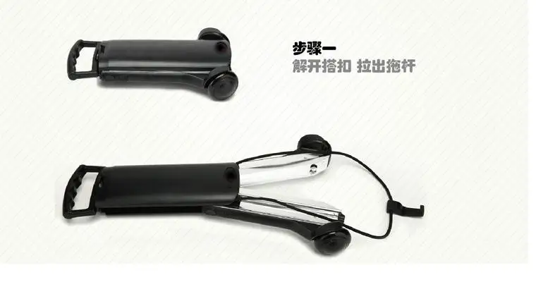 Reinforce the upgrade version of the mini cart folding portable trailer business baggage car aluminum alloy