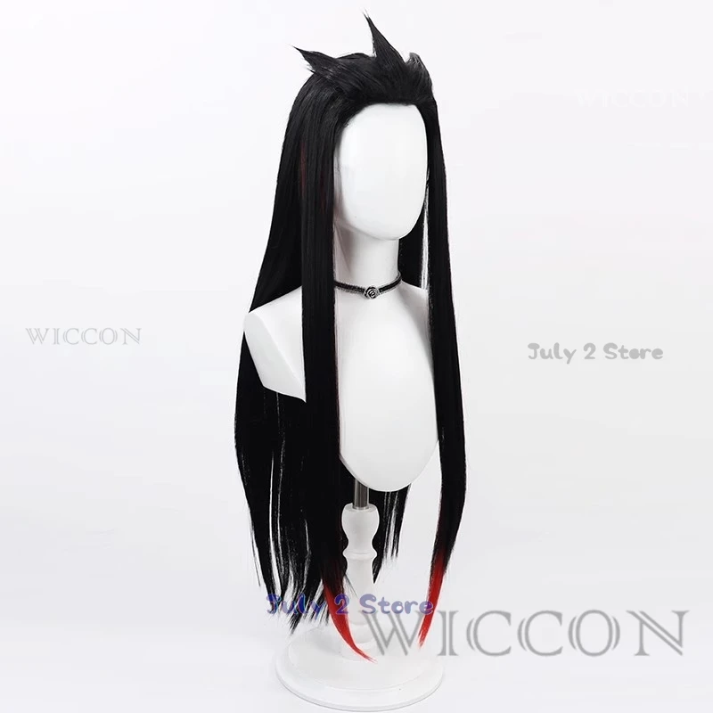 IN STOCK Yone Wig Game Cosplay Wig Men Long Hair Black Long Wig Cosplay Free Wig Cap The Unforgotten Yone