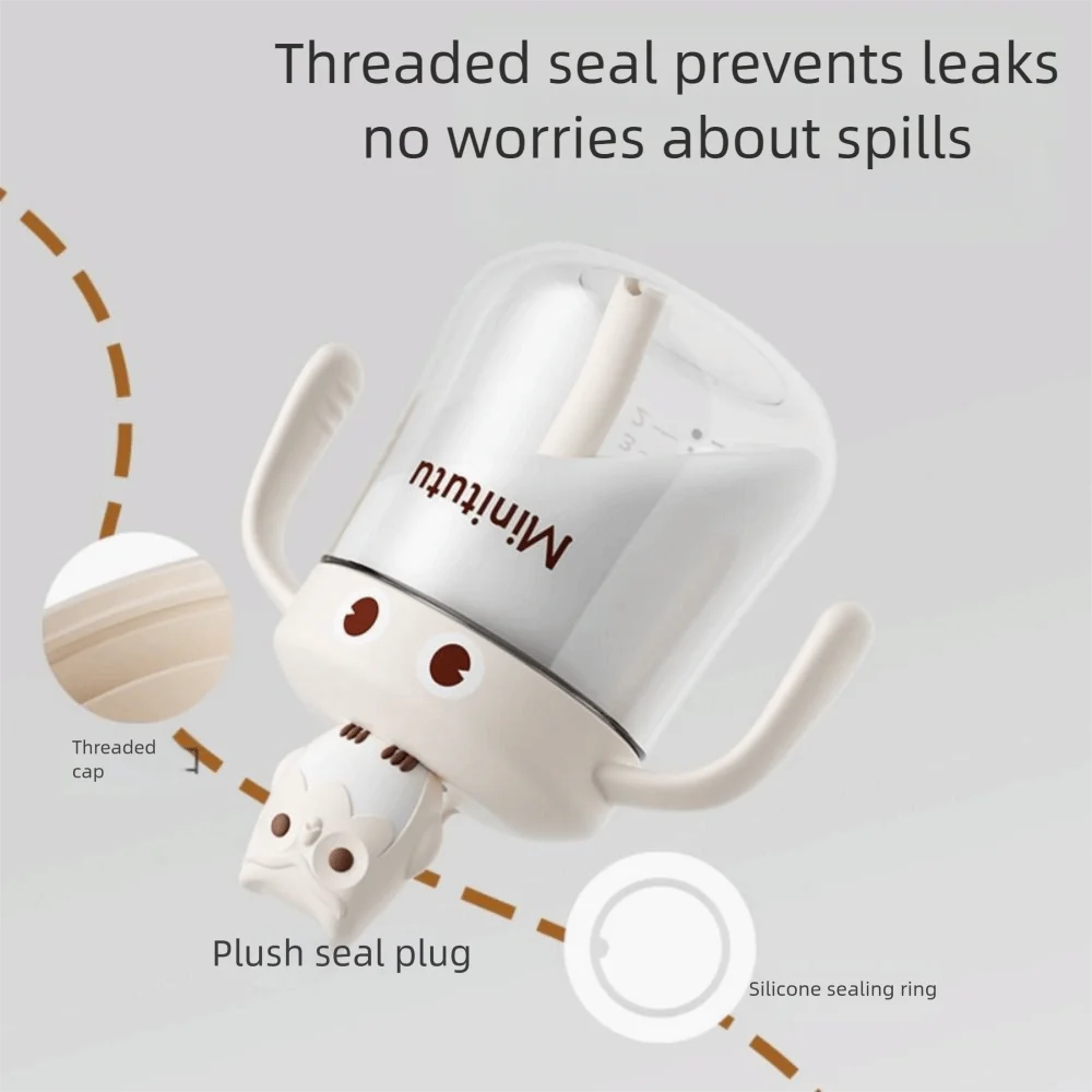 

Силиконовые детские бутылочки с медленным потоком соски со шкалой, 320 мл, чашка для воды и молока, многоразовая с пылезащитной крышкой, дозатор для кормления новорожденных