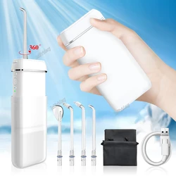 Portable Water Flosser Dental Irrigator Travel Pick Toothpicks 4pcs Jet Dentistry Floss Mouth Washing Machine Water Thread Teeth