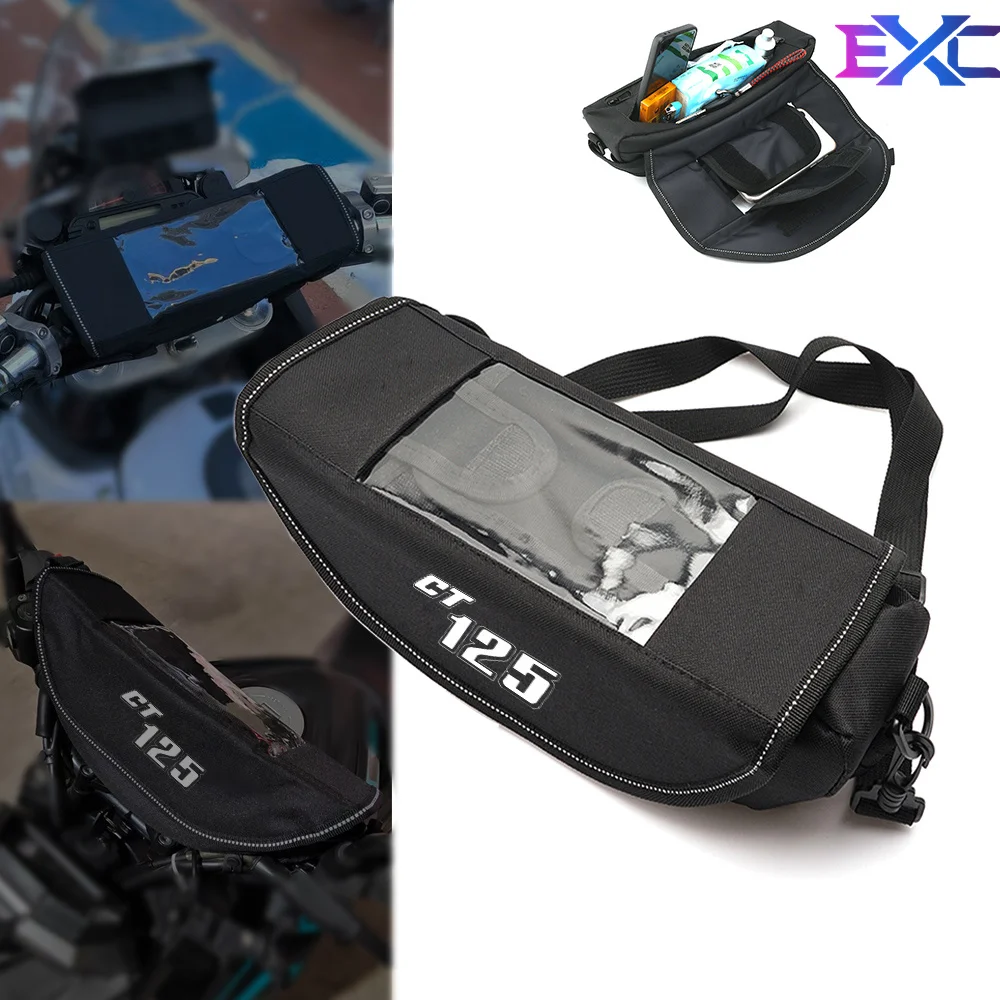 For Honda CT125 CT 125 C T 1 2 5 125Z Ct125 Ct Cl500 500 handlebar bag travel navigation waterproof moto Motorcycle accesssories