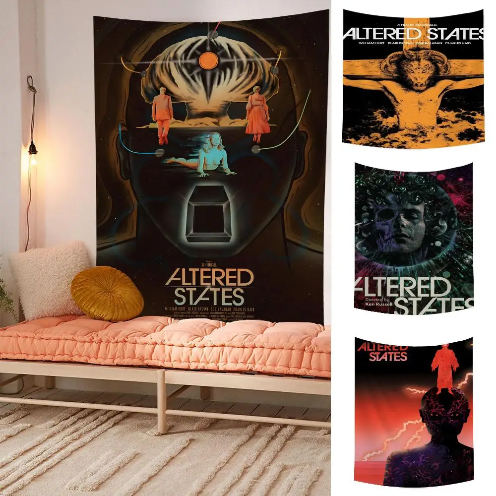 A-Altered S-States Movie Fear Tapestry Soundproof Thick Tapestry, Living Room Sofa Wall Decor For Hotels & Homestays & Dormitory
