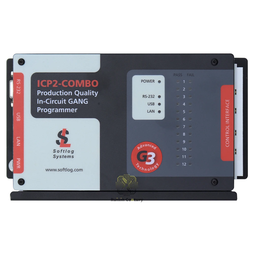 FOR SOFTLOG ICP2-COMBO G3 Production Quality In-Circuit 12-Channel Gang Programmer Board with 32MB Flash per Channel ICSP JTAG