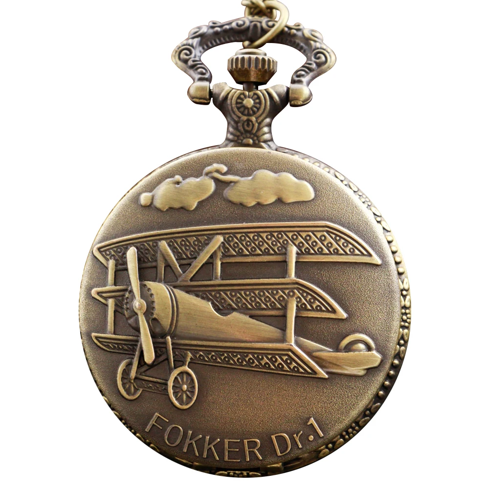 Ретро стимпанк самолет пилот значок кварцевые карманные часы время ожерелье кулон классические мужские и женские подарочные часы Reloj