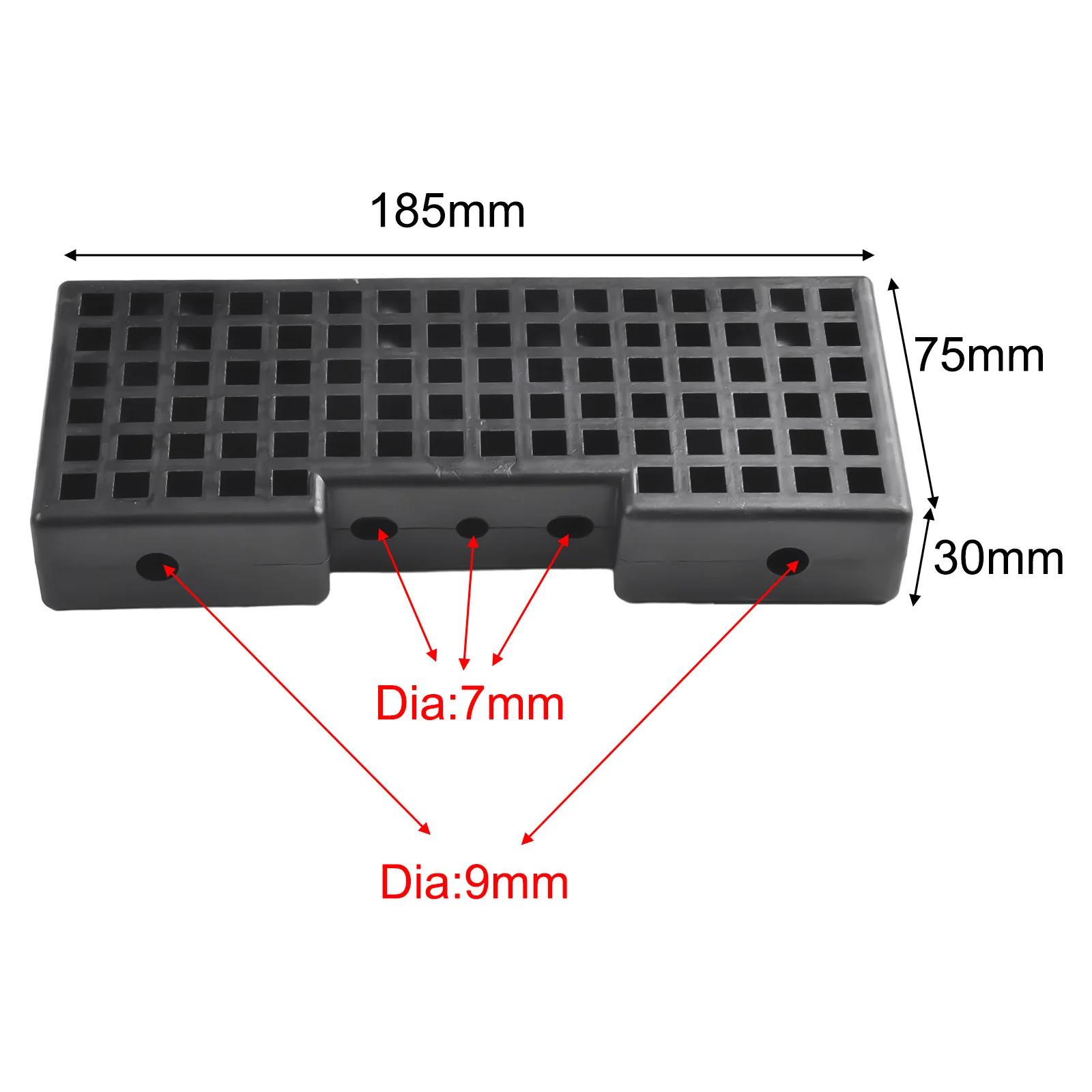 

Lightweight Compact Motor Block Plate Boat Accessories Engine Mounting Kayak Block Board Mount Canoe Boat Canoes DIY