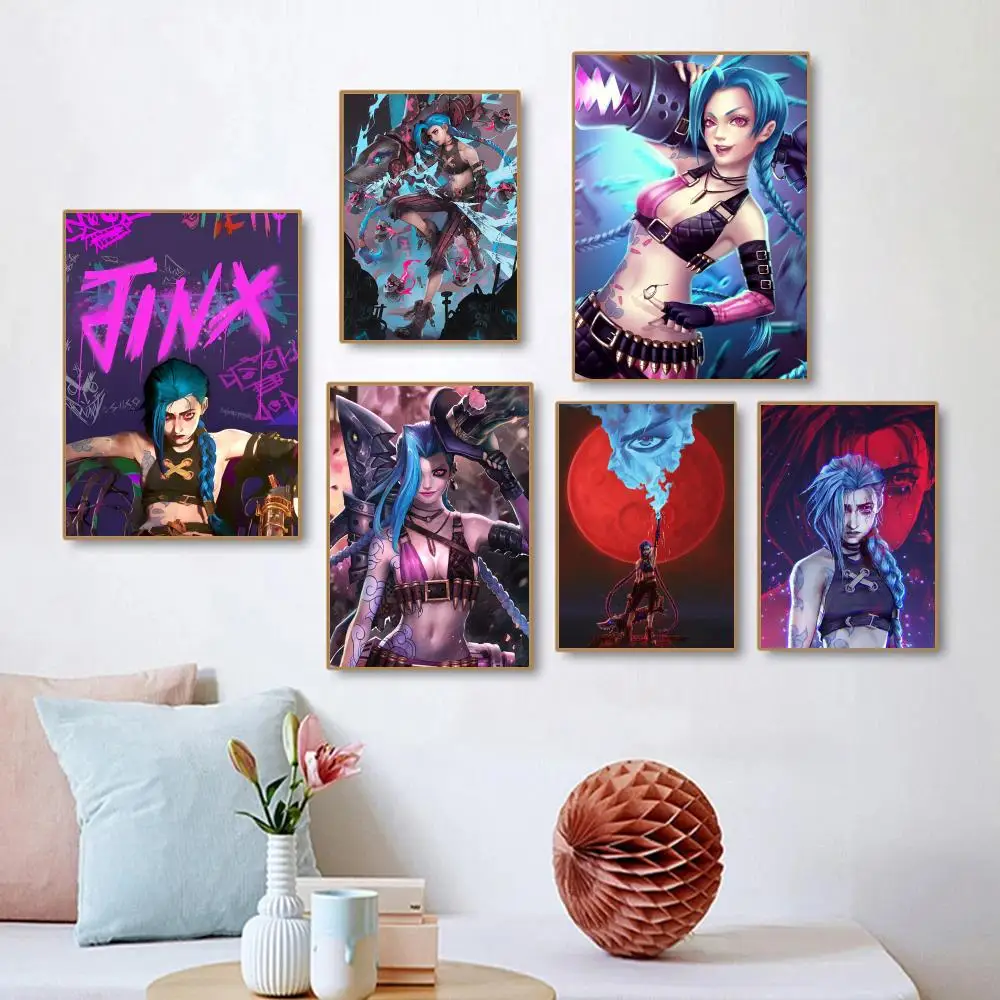 ملصق جينكس المجنون على عصبة من الاساطير ، ورق مطبوع ، رسم فني ، ديكور للمنزل ، غرفة النوم ، المدخل ، البار ، المقهى ، اللعبة ، 1 *