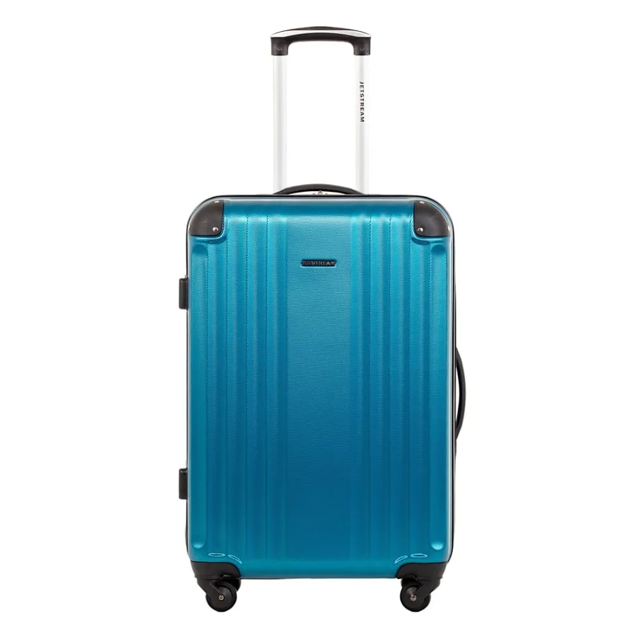 24-inch Hardside Rolling Spinner Checked Luggage Teal