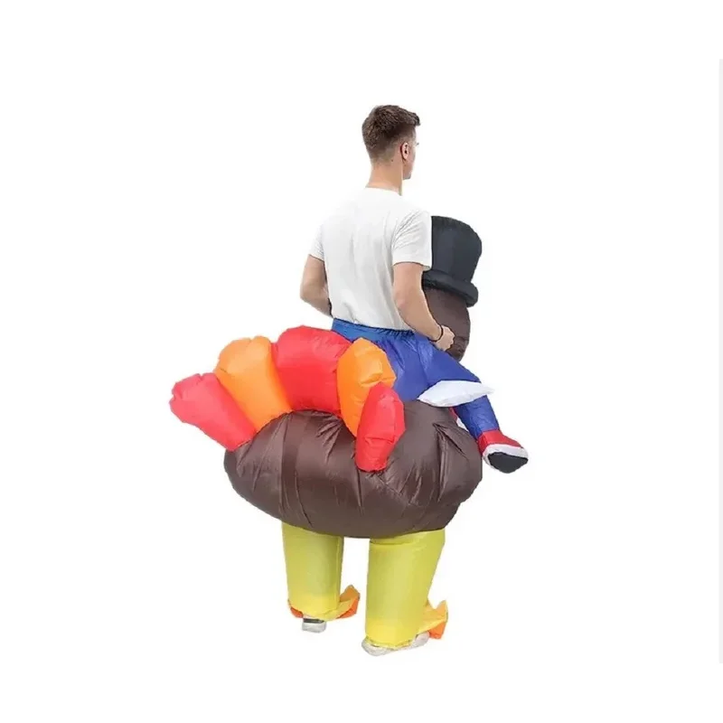 Nouveau adulte drôle dinde gonflable Costume Halloween Thanksgiving pâques Bar discothèque Cosplay Costume mascarade Cosplay