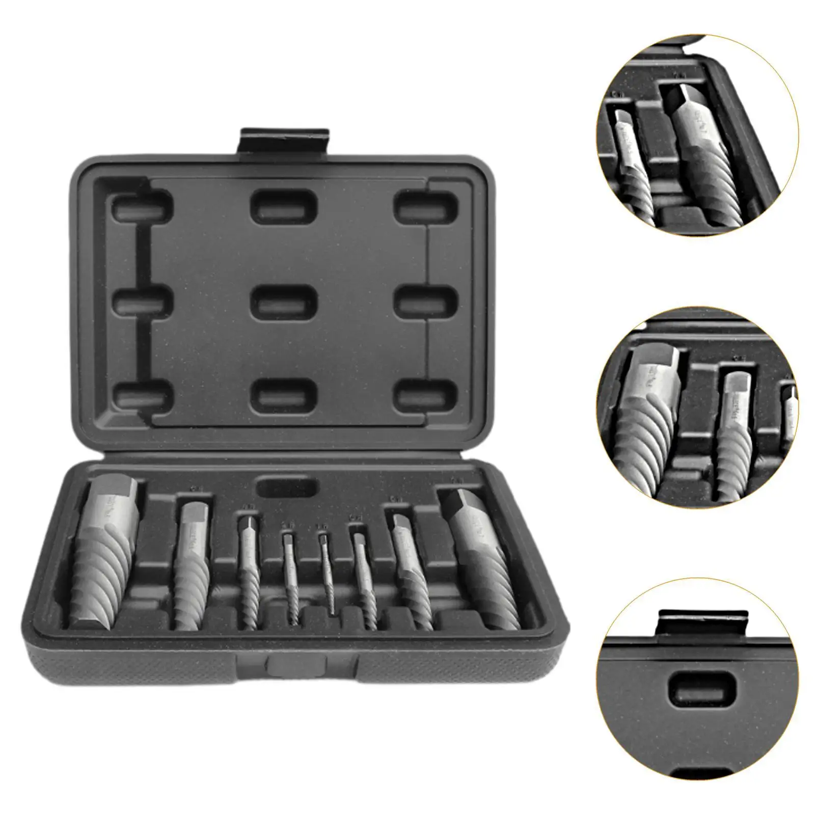 8 Pieces Damaged Screw Extractor Set Multifunctional Sturdy Maintenance Tool