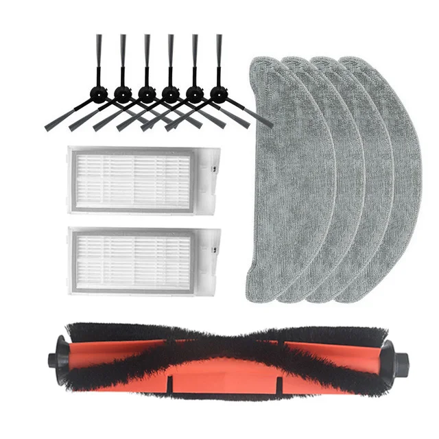 Nuovi panni per Mop sacchetti per la polvere spazzola principale spazzola laterale filtro HEPA per pezzi di ricambio per aspirapolvere ROIDMI EVE Plus