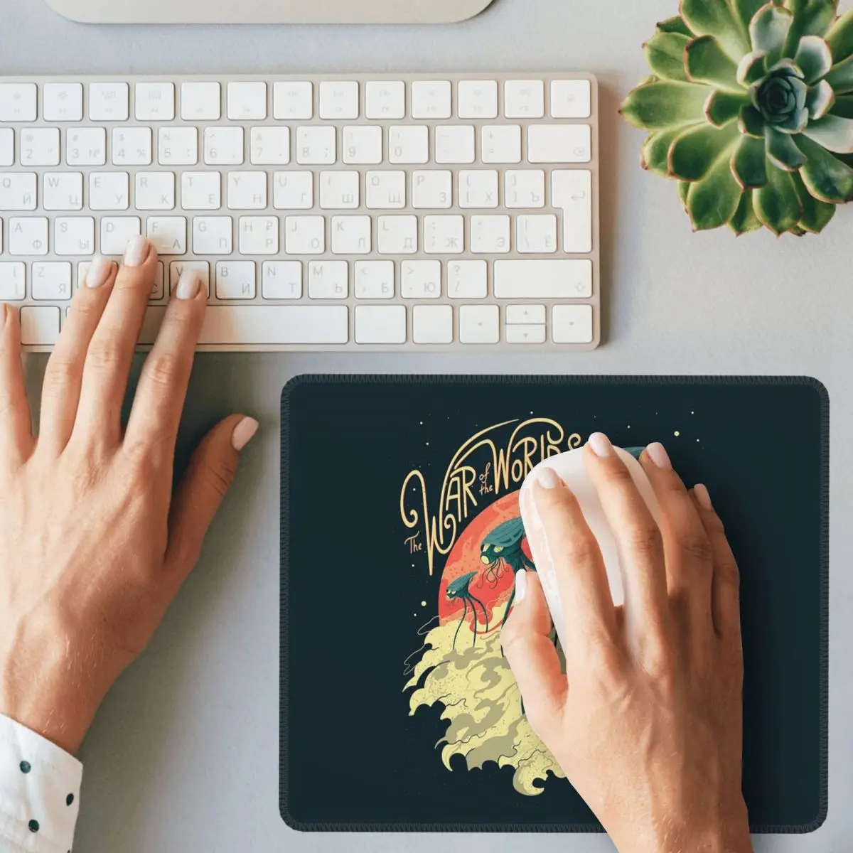 لوحة ماوس War of the Worlds، لوحة مفاتيح الكمبيوتر، حصيرة الماوس، ألعاب الكمبيوتر المحمول، حصيرة مكتبية، ملحقات المكتب، مفارش الطاولة