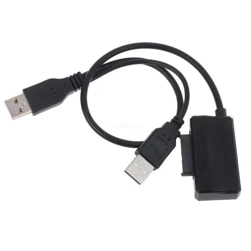 

USB 2.0 to 7 6 13Pin Adapter Cable External Power for Laptop Mini CD-ROM DVD-ROM Converter DropShipping