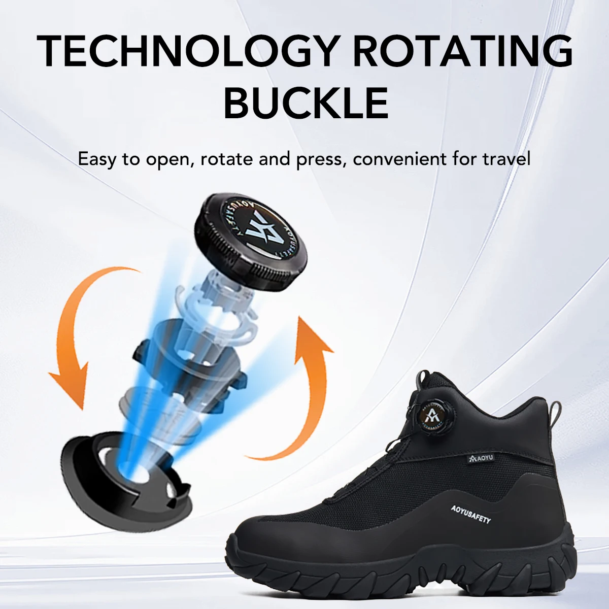 

New Styles Men Safety Boots With Steel Toe Cap Anti-smash Work Sneakers Safety Shoes Men IndestructibleWork Boots Tactical Boots