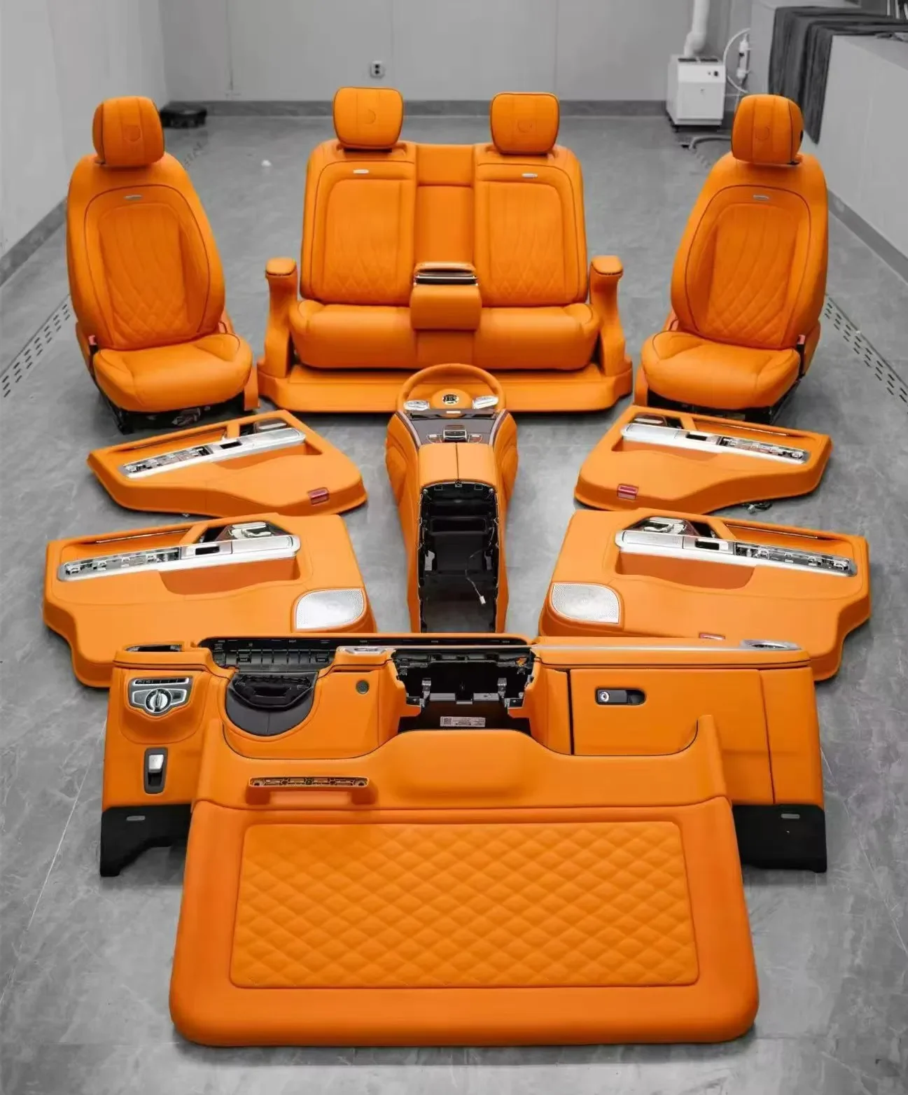 

Brand New G Wagon Full Set Leather Seat Cover Whole Car Interior Wrapping for Benz g Class g Wagon W463 W464