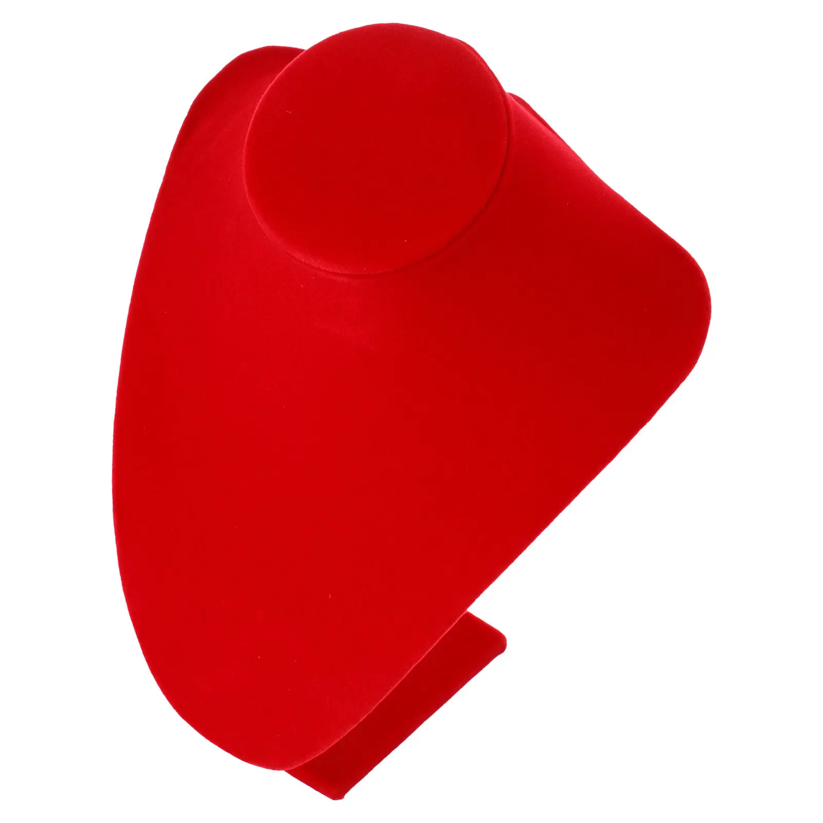

Necklace Holder Display Stand Red Jewelry Mannequin Bust for Women Girls Store Gallery Vendor Use 9.82x7.07x5.89 Inch Versatile